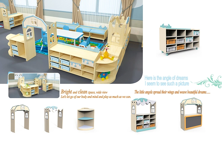 Kindergarten Classroom Children Table and Chair Daycare Plastic Kids School Furniture Wholesale Sets