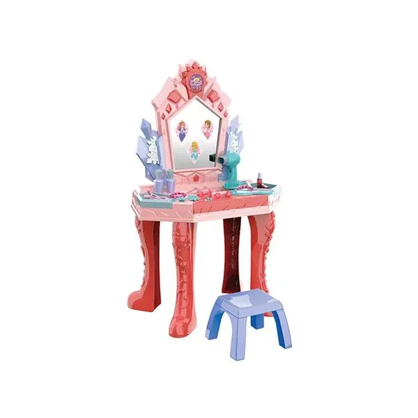 Dressing Table with Lights Music Kids Makeup Sets Make up Kit Girls