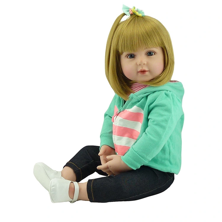 Bebe Reborn Doll 48cm Baby Girl Dolls Soft Silicone Boneca Reborn Brinquedos Bonecas Children&prime;s Day Gifts Toys Bed Time Plamates