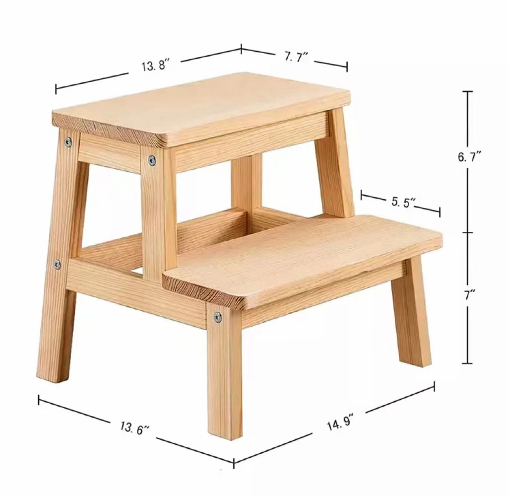 Wooden Kids Learning Tower Montessori Toddler Kid Wooden Kitchen Helper Children Step Stool