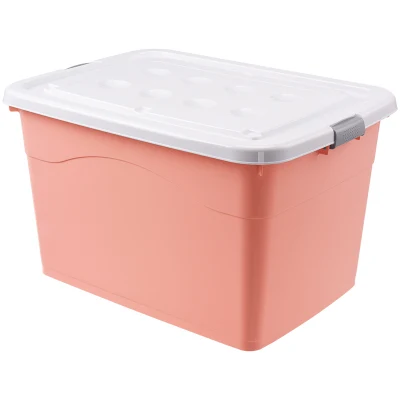 Lovely Large Storage Box with Lid Children Toy Storage Box Pulley Kid Storage Box