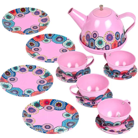 Little Kids Tea Party Set Toys Kitchen Pretend Play Toy